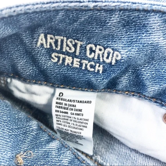 {American Eagle} Artist Crop Jean - Picture 4 of 6